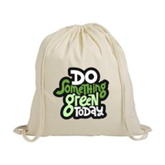 Sac à Dos Cordon Publicitaire en Coton Naturel Gayo