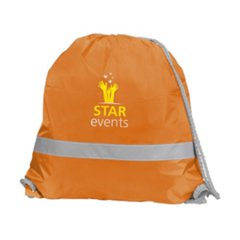Sac à Dos à cordon avec Bande fluo Réfléchissante Vexlo