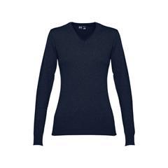 OBG PUB - Pull-over col "V" en coton pour femme Milian