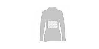 Polo à manches longues pour femme Pinkies - Marquage Recto