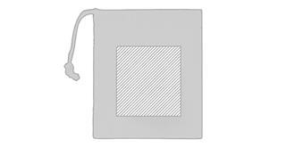 Jeu d'habilité en Bois avec un étui coton Buffy - Impression Poche