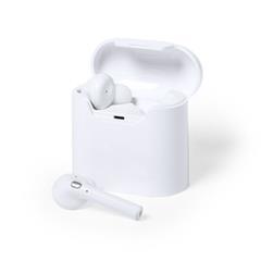 OBG.PUB - Écouteurs Bluetooth de couleur blanc Aiken Écouteurs Bluetooth de couleur blanc Aiken