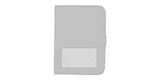 Conférencier haute qualité en polyester Grayes - Impression Bas