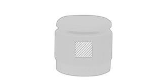 Haut-parleurs chargeur authentique en ABS Zakuros - Marquage Recto