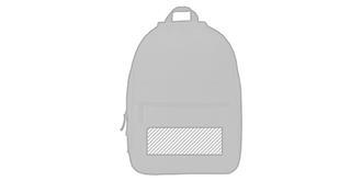 Sac à dos bonne qualité en polyester Vancer - Impression Poche