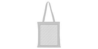 Sac convention non tissé en Plastique PP Zeusy - Marquage Recto