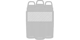 Bouteille multiBev durable en Acier Bag - Marquage autour