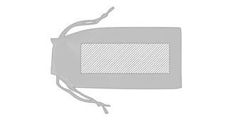 Étui à lunettes en textiles non tissés Tibiel - Marquage Recto