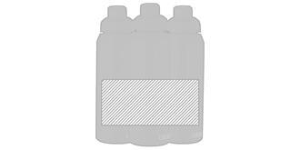 Bouteille de sport 1 L en acier inoxydable Gobber - Marquage autour