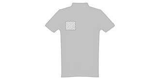 Polo à manches courtes pour homme Dhrackay - Marquage Recto