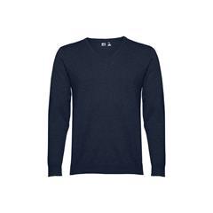 OBG PUB - Pull-over col "V" pour homme en 70% coton Missini