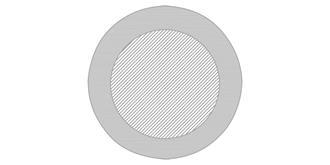 Bouteille 540 ml en acier inoxydable/bambou Orio - Impression Haut