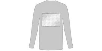 T-shirt à manches longues pour homme Crushity - Marquage Verso