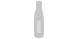 Bouteille de 500 ml en acier inoxydable Skarter - Marquage Recto