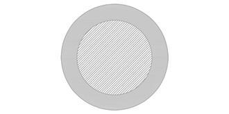 Bouteille en verre borosilicaté de 600 ml Archi - Impression Haut