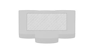 Tasse de 425 ml en matière céramique/liège Nevia - Marquage autour