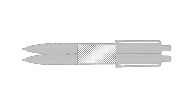 OBG.PUB - Stylo bille stylet en matière aluminium Tacitys - Marquage autour Stylo bille stylet en matière aluminium Tacitys - Marquage autour