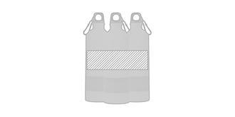 Bidon en matière aluminium avec mousqueton Alpina - Marquage autour