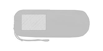 Couverture polaire PRET en polyester Pilors - Impression pochette recto