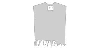 Kaftan en 100% coton biologique Roseux - Marquage Verso