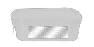 Gamelle de 750ml en acier inoxydable Salace - Marquage Recto