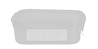 Gamelle de 750ml en acier inoxydable Salace - Marquage Verso