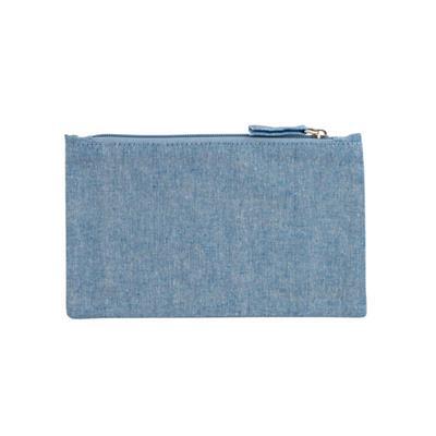 Pochette multifonctions en coton recyclé Millies Bleu