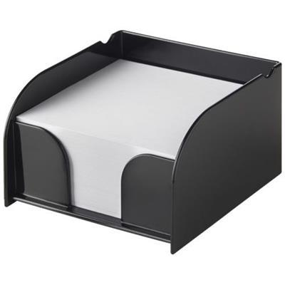 Bloc mémo médium avec support plastique Saina Noir