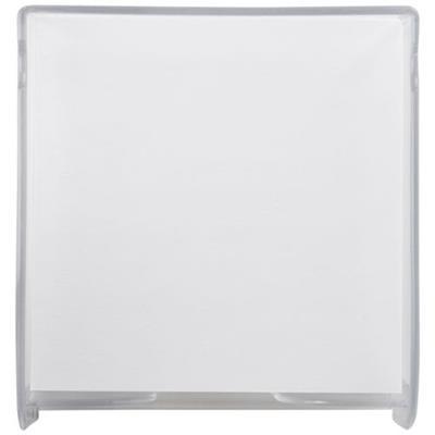 Bloc mémo médium avec support plastique Saina Transparent