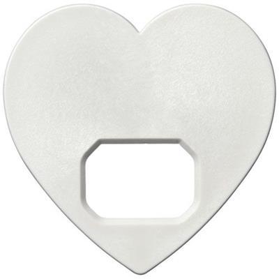 OBG.PUB - Décapsuleur forme de cœur en Polycarbonate Lover Blanc Décapsuleur forme de cœur en Polycarbonate Lover Blanc