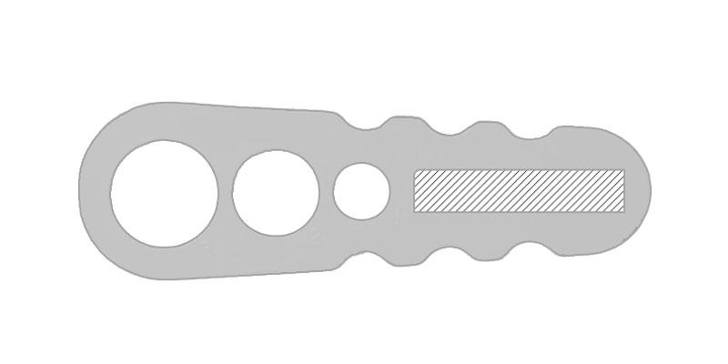 OBG.PUB - Doseur plastique pour spaghetti Tassy - Marquage Recto Doseur plastique pour spaghetti Tassy - Marquage Recto