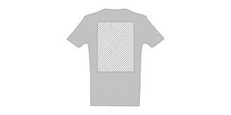 T-shirt pour homme en coton 100 % Testify - Marquage Verso