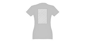 T-shirt ceinturé pour femme en coton Wormissy - Marquage Verso