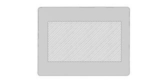 Tapis souris antibactérien en polyester Walis - Impression Haut