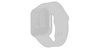 Montre intelligente multifonction en TPU Simos - Impression Droite