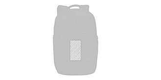 Sac à dos pour ordinateur portable nylon Notius - Marquage Recto