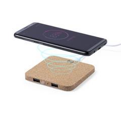 OBG PUB - Chargeur sans fil en liège naturel Kronas