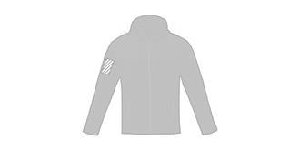 Veste softshell pour homme en polyester Mutchy - Marquage branche droite