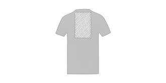 T-shirt manches col V en Coton Somity - Marquage Verso