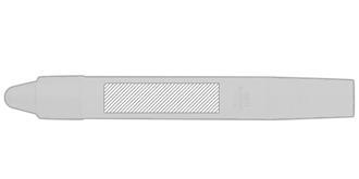 Stylo antibactérien multifonction en ABS Faruk - Marquage Recto