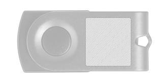 Mini Clé USB twister Riverside - Marquage Verso