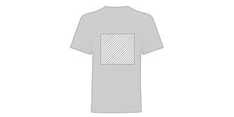 T-Shirt pour enfant blanc en 100% Coton Aconit - Marquage Recto