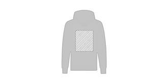 Sweat-Shirt Lightweight Coton/Polyester Hooke - Marquage Verso
