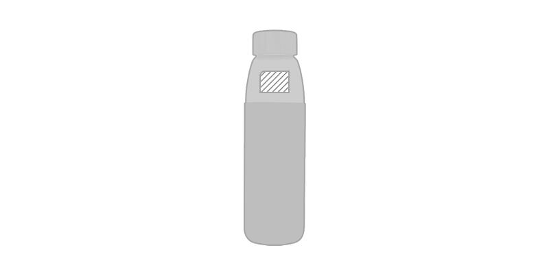 OBG.PUB - Bouteille sport en verre de 540ml Kairy - Marquage Recto Bouteille sport en verre de 540ml Kairy - Marquage Recto