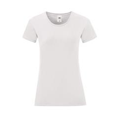 OBG PUB - T-Shirt femme blanc en 100% coton Iconise