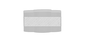 Tasse d’écriture noir 330ml en céramique Chalkary - Marquage autour