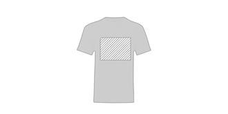 T-Shirt adulte blanc en 100% coton bio Iconise - Marquage Recto