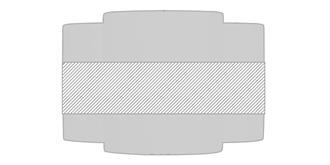 Mini tasse de 210ml en céramique Pixies - Marquage autour