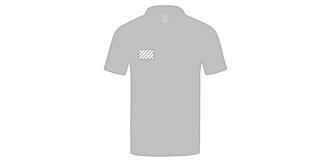 Polo adulte couleur en 100% coton bio Olympio - Marquage poitrine droite