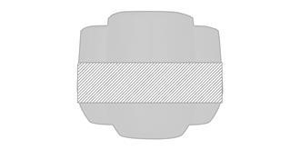 Tasse isotherme en acier inoxydable 350ml Corzach - Marquage autour